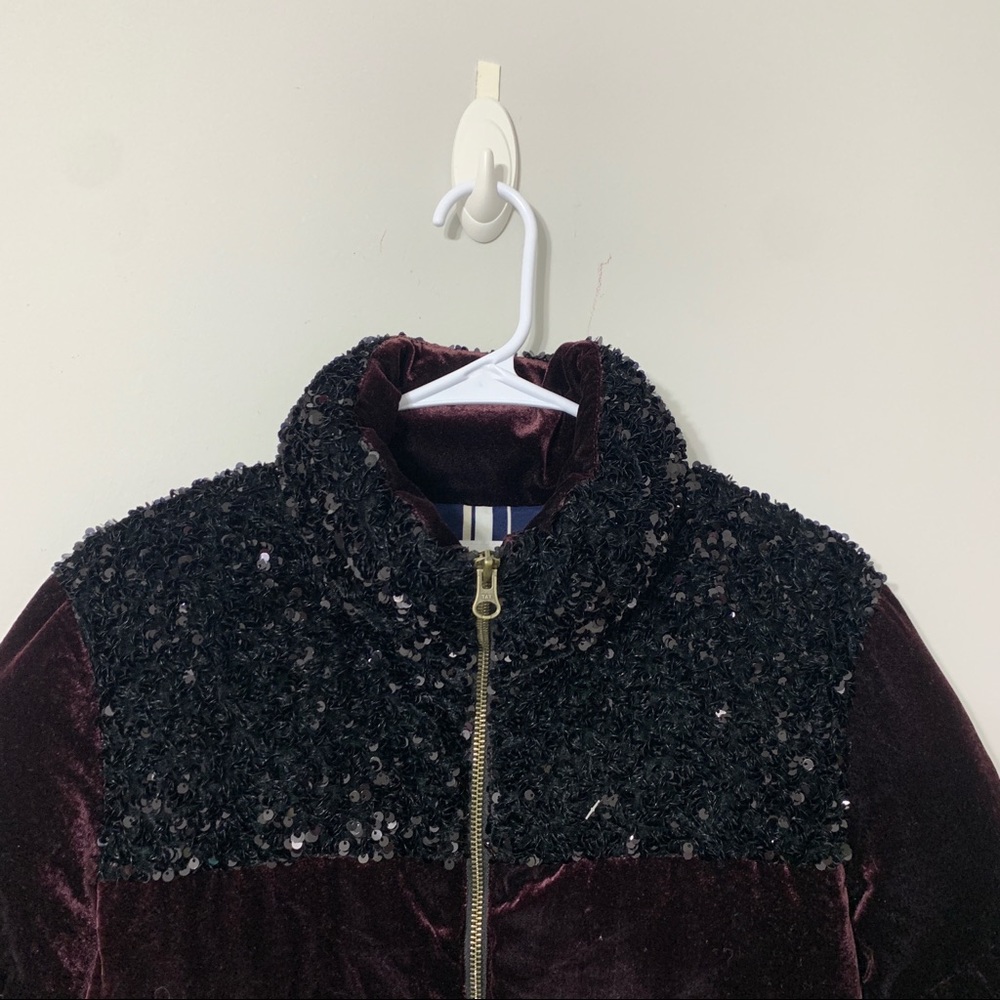 Anthropologie Ettitwa Vera Quilted Sequin Bomber - Picture 4 of 7